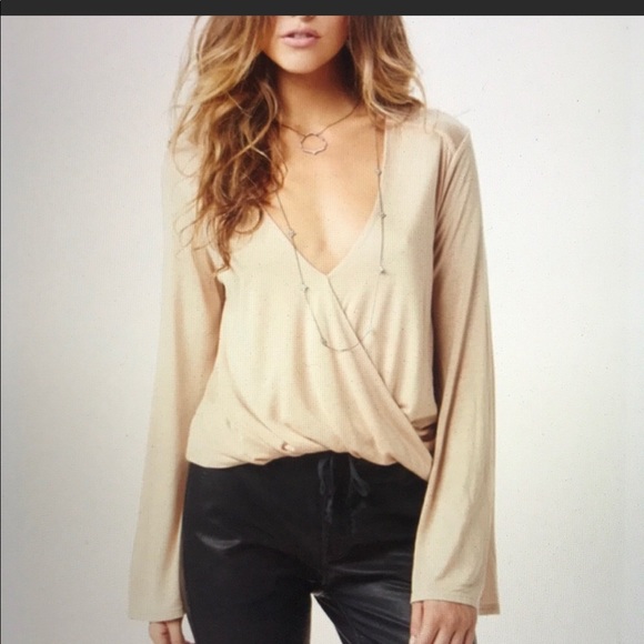 Blue Life Long Sleeve Flowy Top - Picture 4 of 4